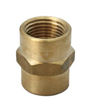 JMF Company 3/8 in. FPT X 1/8 in. D FPT Brass Reducing Coupling, Pack of 5