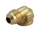 JMF Company 3/8 in. Flare X 1/4 in. D FPT Brass 90 Degree Elbow, Pack of 5