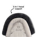 2-in-1 Head Support - Cuddle Soft - Gray