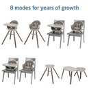 8-in-1 Standard High Chair - Truffle