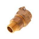 Legend Valve 1 in. MNPT Pattern X 3/4 in. D CTS Pack Joint Bronze Reducing Adapter