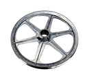Dial 10 in. D Silver Zinc Blower Pulley