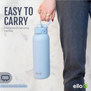 Pop and Fill 22oz Stainless Steel Water Bottle Black