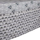 Bed Skirt - Gray Triangle