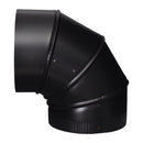 Imperial 8 in. D X 8 in. D Adjustable 90 deg Galvanized Steel Stove Pipe Elbow, Pack of 4