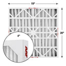 AAF Flanders PREpleat LPD SC M10 19 in. W X 20 in. H X 4 in. Synthetic 10 MERV Pleated Air Filter 1, Pack of 6