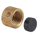 Homewerks 3/8 in. Brass Brass Drain Cap 1 pc, Pack of 10