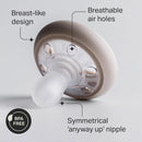 Breast-Like Pacifier - Pastel/Blue/Black