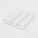 3 Compartment Plastic Drawer Flatware Organizer