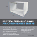 Perfect Aire Air Conditioner Sleeve 25.5 in. W X 15.25 in. H White