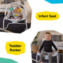 Musical Infant to Toddler Rocker - Blue