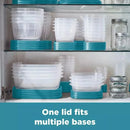 24-Piece Storage Organizer Set - Teal