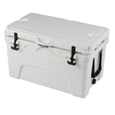 45 Quart Portable Hard Cooler Insulated Ice Chest Keeps Cool for Up to 6 Days-White