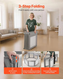 Foldable Baby Playpen - Gray