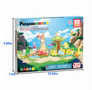52PCS Dinosaur & Safari Magnetic Tile Set