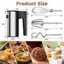 5 Speed Electric Hand Mixer - Black and Silver