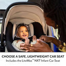 Pivot Modular Travel System with LiteMax NXT Infant Car Seat - Ebony Black