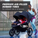 Summit X3 Double Stroller - Black