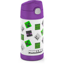 Kids' 12oz Stainless Steel FUNtainer Water Bottle - Minecraft Girl