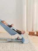 Ergonomic Baby Bouncer - Sky Blue/White