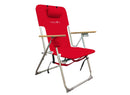 High Weight Outdoor Portable Beach Chair - Red