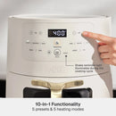 6QT Air Fryer - Sand White