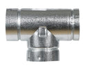 Selkirk 4 in. X 4 in. X 4 in. Aluminum/Galvanized Steel Stove Pipe Tee Cap Flow Tee, Pack of 2