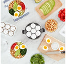3-in-1 Everyday 7-Egg Cooker with Omelet Maker and Poaching - Black: Electric Egg Boiler, Hard Boiled & Poaching