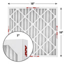 AAF Flanders PREpleat LPD SC M10 18 in. W X 18 in. H X 2 in. Synthetic 10 MERV Pleated Air Filter 1, Pack of 12