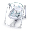 Portable Baby Swing with Music and Nature Sounds - Grey