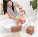 Baby Muslin Cotton Washcloths - Caramel, Pack of 6