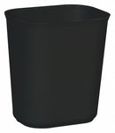 Rubbermaid 3 1/2 gal Rectangular Fire-Resistant Wastebasket, Plastic, Black - FG254100BLA