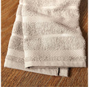 Cotton Kitchen Towel Set - Tan Stripe