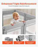 Foldable Baby Playpen - Gray