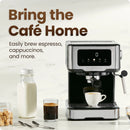 Craft Espresso Machine With Steam Wand and Touch Controls