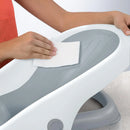 Clean Rinse Baby Bath Seat - Soft Support for Counter, Sink, or Bathtub with Adjustable Positions