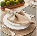 Round Woven Floral Placemats - Set of 6