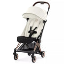 Coya Compact Lightweight Travel Ready Stroller -  Rose Gold/Off White