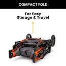 All Terrain Stroller Wagon - 2 Seater - Bonfire Orange