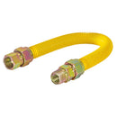 Eastman 3/4 in. FIP X 3/4 in. D MIP 24 in. Stainless Steel Gas Connector