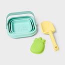 3pc Silicone Sandcastle Set - Sun Squad™: Toddler Beach Activity Toy