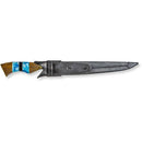 10-Inch Traditional Line Forged Stainless Steel Knife with Leather Case