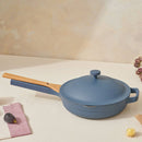 4pc Aluminum Ceramic Nonstick Always Pan - Blue