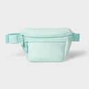 Faux Neoprene Fanny Pack - Mint