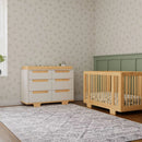 Yuzu 6-Drawer Dresser - White/Natural