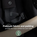 Zelia Pro 5-in-1 Travel System with Mico Pro Infant Car Seat - Caspian Caviar