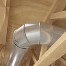 Imperial 5 in. D X 5 in. D Adjustable 90 deg Galvanized Steel Furnace Pipe Elbow, Pack of 8