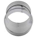 Imperial 6 in. D X 5 in. D Galvanized Steel Furnace Pipe Reducer