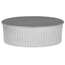 Imperial 6 in. D Galvanized Steel Crimped Pipe End Cap