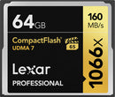 Lexar 64GB Professional 1066x  CompactFlash Memory Card (UDMA 7)